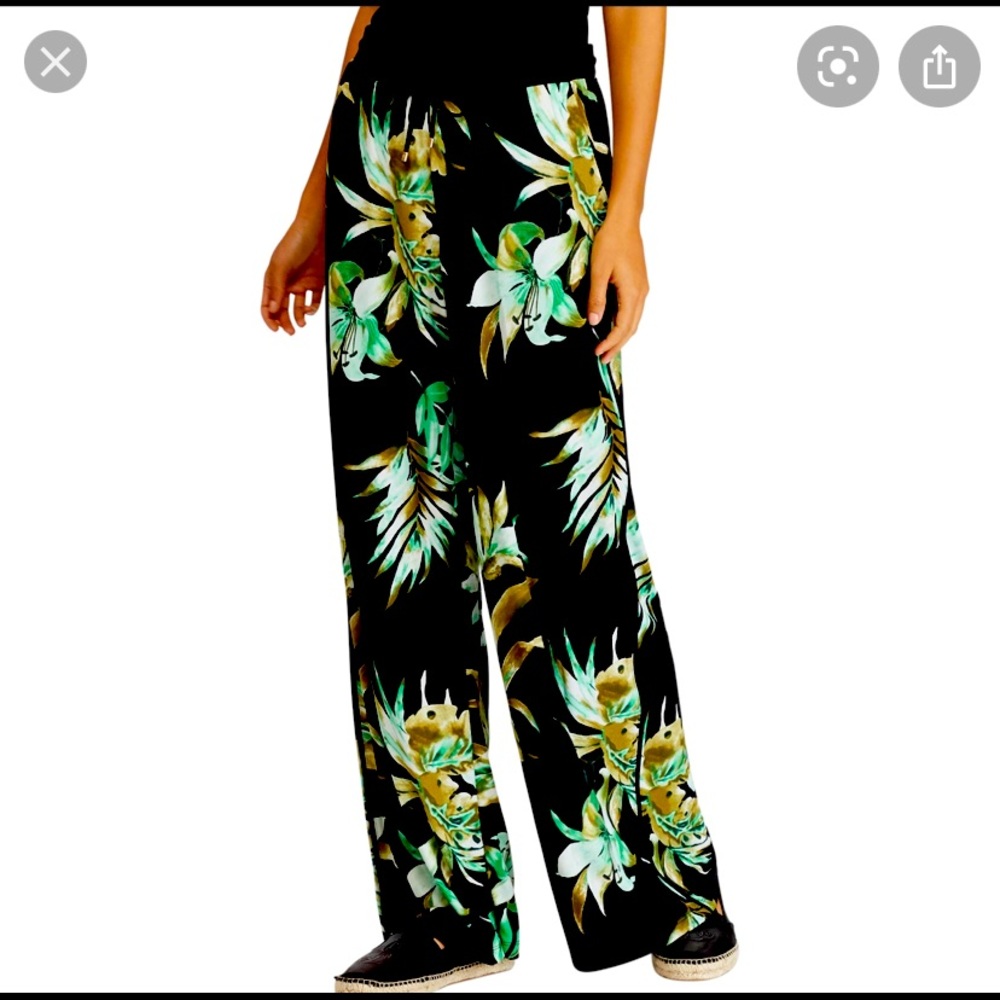 Ralph Lauren Wide leg Tropical Palazzo pants